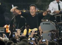 Springsteen performs "Born To Run" during the 2013 MusiCares Person of the Year tribute honoring Bruce Springsteen in Los Angeles