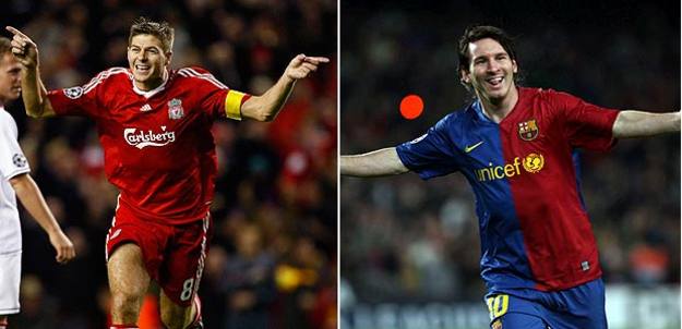 Gerrard And Messi