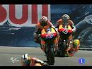 Ir al Video&nbsp;Stoner gana y Lorenzo se va satisfecho