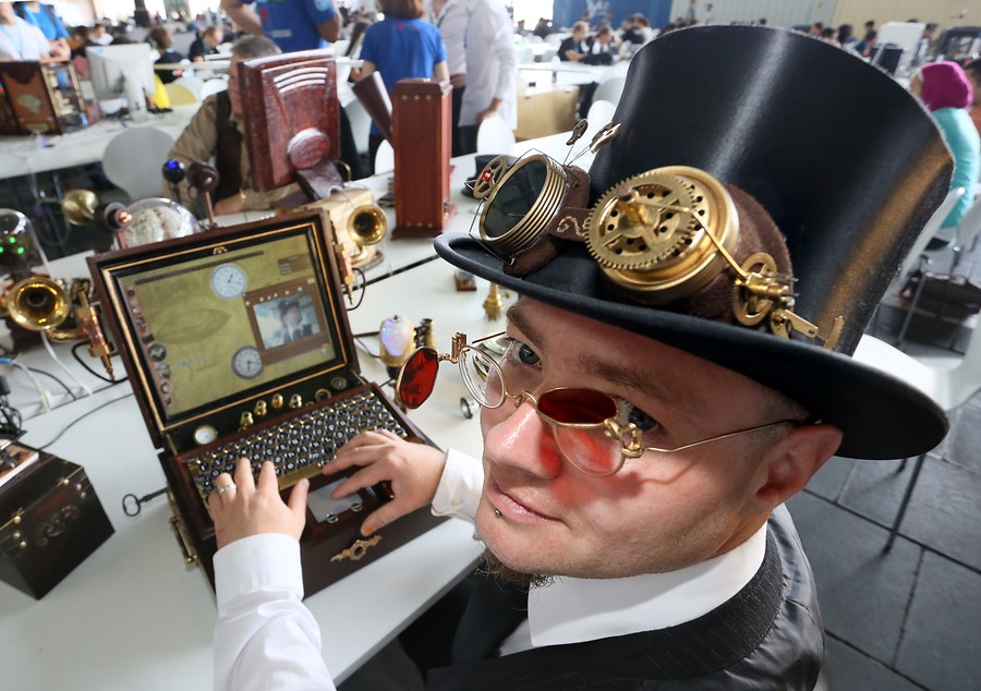 <strong>Un ordenador steampunk</strong>