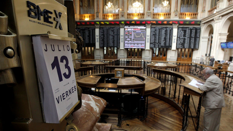 La bolsa sube un 0,52% con la prima de riesgo en 540 puntos