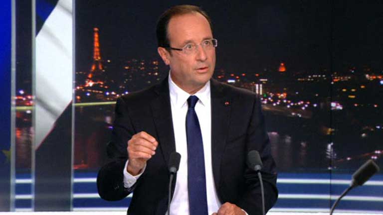 Hollande reducir&aacute; el d&eacute;ficit p&uacute;blico subiendo los impuestos