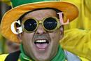 La torcida brasile&ntilde;a tambi&eacute;n ha querido poner su nota de color al partido.