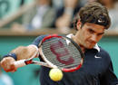 El suizo y n&uacute;mero uno del mundo, Roger Federer, incapaz de hacer frente a Rafa Nadal.