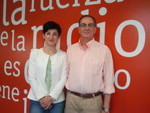La soprano Susana Cord&oacute;n y el compositor Jorge Grundman