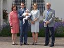 La princesa Victoria de Suecia con su hija Estela