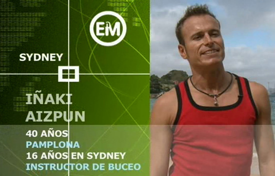 Espa&ntilde;oles en el mundo - Sydney - I&ntilde;aki