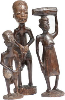 Talla makonde, artesan&iacute;a tanzana
