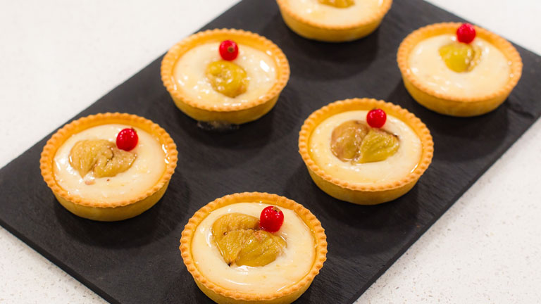 Saber cocinar - Truco - Tartaletas de crema de casta&ntilde;as