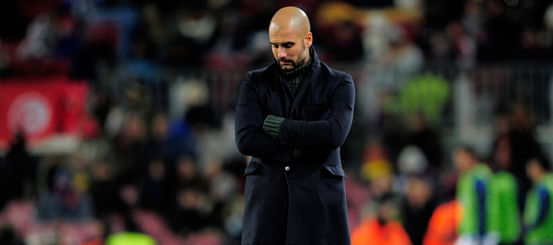 El t&eacute;cnico del FC Barcelona, Pep Guardiola, afronta el choque ante el Valencia.