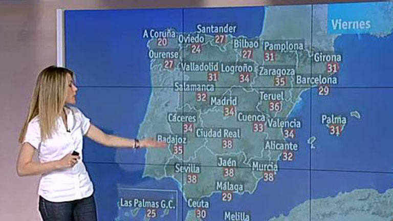 Temperaturas altas en el Sistema Ib&eacute;rico y sureste peninsular