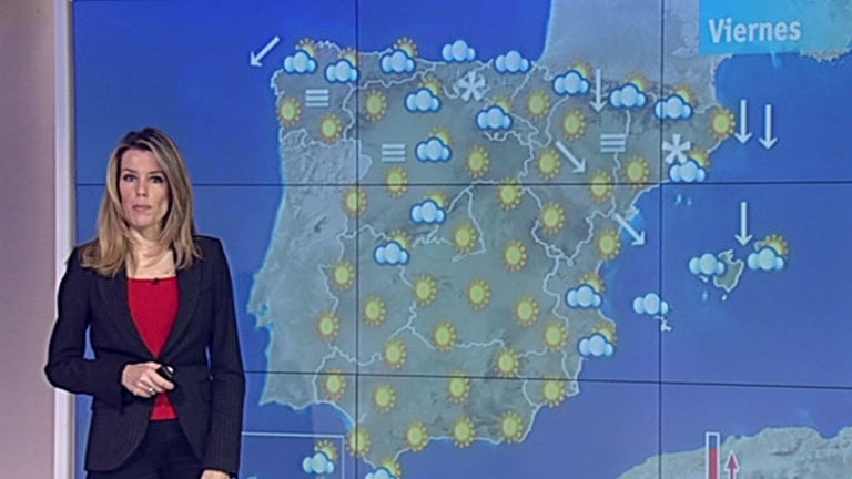 Temperaturas bajas en la Pen�nsula y Baleares