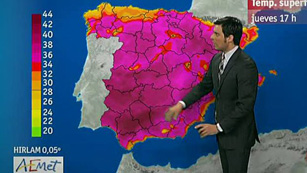 Ver v&iacute;deo  'Las temperaturas suben a&uacute;n m&aacute;s y pueden pasar de los 40&ordm; en el sur'