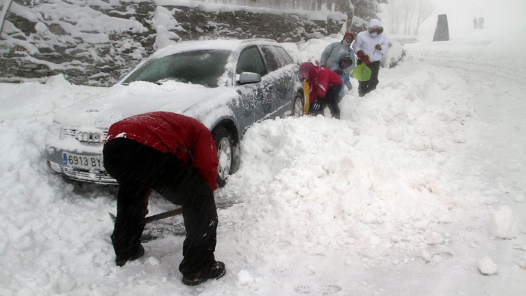 Temporales de Nieve en Espa&ntilde;a