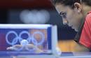 La espa&ntilde;ola Sara Ram&iacute;rez se enfrenta a la india Ankita Das en la ronda preliminar de la competici&oacute;n individual femenina de tenis de mesa de los Juegos Ol&iacute;mpicos de Londres 2012.