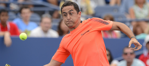 El tenista espa&ntilde;ol Nicol&aacute;s Almagro, durante el pasado US Open.