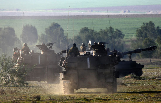 Tercer d�a de invasi�n terrestre de la franja de Gaza por parte de Israel