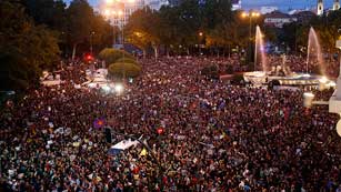 Ver vídeo  'Tercera convocatoria de la semana del 25S en Madrid'