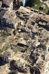 Vista a&eacute;rea del centro hist&oacute;rico de LAquila, un d&iacute;a despu&eacute;s del devastador que ha dejado decenas de muertos.