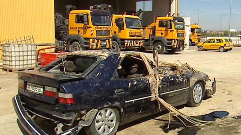 Un terrible accidente de tr&aacute;fico en Tudela se lleva la vida de tres ni&ntilde;os y un joven de 22 a&ntilde;os