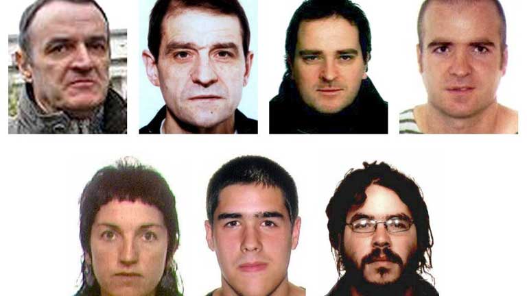 Lista de Los terroristas más buscados con de Juana Chaos y Josu Ternera