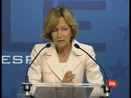 Elena Salgado enumera los datos que se van a hacer p&uacute;blicos sobre los test de estr&eacute;s a la Banca