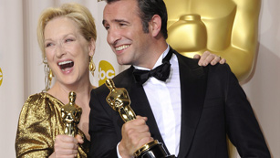 Ver v&iacute;deo  ''The Artist' triunfa en los Oscar'