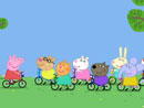 Imagen del  vídeo de Peppa Pig en inglés titulado THE CYCLE RIDE