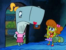 Imagen del  v&iacute;deo de Bob Esponja en ingl&eacute;s titulado The slumber party