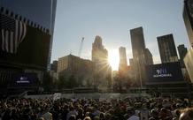The sun rises during ceremonies marking the 10th anniversary of the 9/11 attacks on the World Trade Center, in New York