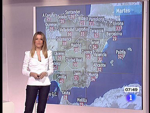 El Tiempo - Trece provincias en alerta amarilla por calor o vientos costeros - 27/07/10