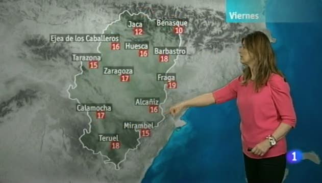 El tiempo en Arag&oacute;n - 24/05/13