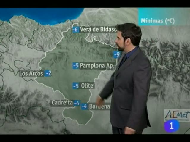 Ir al Video&nbsp;El Tiempo en la Comunidad de Navarra- 08/02/12