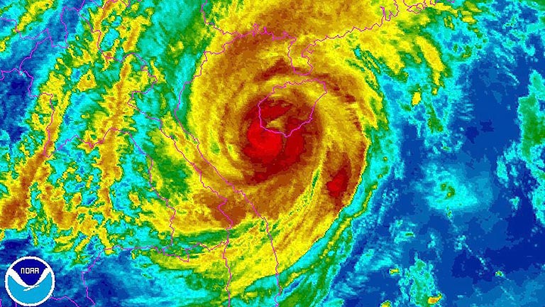 El tifón Haiyan o Yolanda se convierte en tormenta tropical