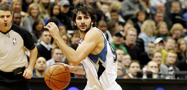 El jugador de los Timberwolves, Ricky Rubio.
