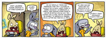 Tira de 'Conejo frustrado' de Mike Bonales