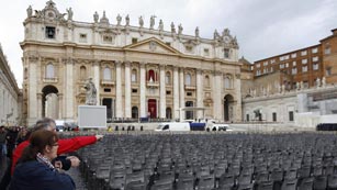 Ver vídeo  'Todo listo para la asunción del papa Francisco'