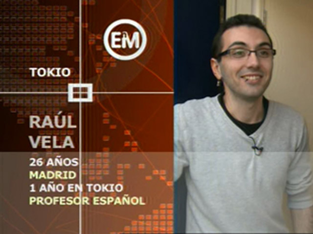 Espa&ntilde;oles en el mundo - Tokio - Ra&uacute;l