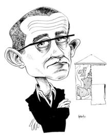 Una caricatura del prestigioso autor belga Tom Lanoye