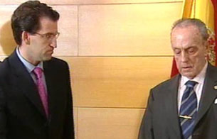 Ver v&iacute;deo  'Toma de posesi&oacute;n en enero de 2003 de Alberto N&uacute;&ntilde;ez Feij&oacute;o como nuevo consejero de Pol&iacute;tica Territorial de la Xunta de Galicia'