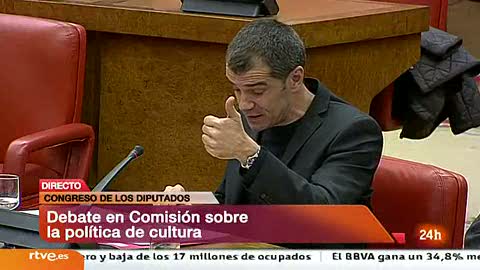 Toni Cant�, de UPyD, desea mucha mierda al ministro de Cultura