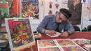 Toni Marmota (La Frontera), firmando ejemplares de su primer c&oacute;mic