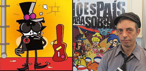 Tony Marmota, el bajista de 'La Unión', se convierte en mosca en su primer cómic, 'The Flystones'