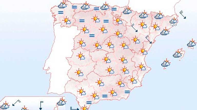 Tormentas en el Cant&aacute;brico, Castilla y Le&oacute;n, alto Ebro y Pirineos