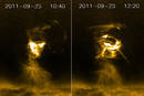 Uno de los sat&eacute;lites de la NASA grab&oacute; un impresionante tornado solar en la superficie del Sol cinco veces m&aacute;s grande que la Tierra