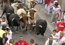 Sexto encierro San Ferm&iacute;n 2011