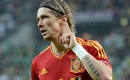 Torres celebra el primer gol de Espa&ntilde;a