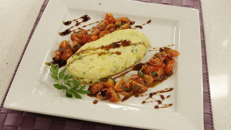 Saber cocinar - Tortilla de bacalao, puerro y patata 