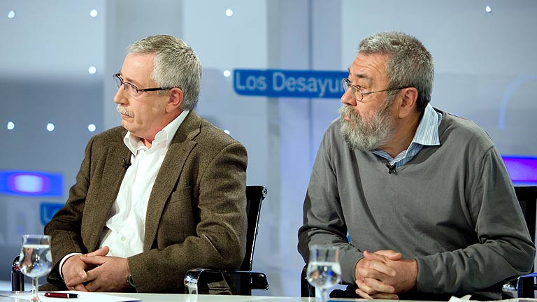 Toxo y M&eacute;ndez critican el cambio en la elecci&oacute;n de presidente de la CRTVE