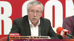 Ver v&iacute;deo  'Toxo: "Es la reforma m&aacute;s regresiva de la historia de Espa&ntilde;a"'
